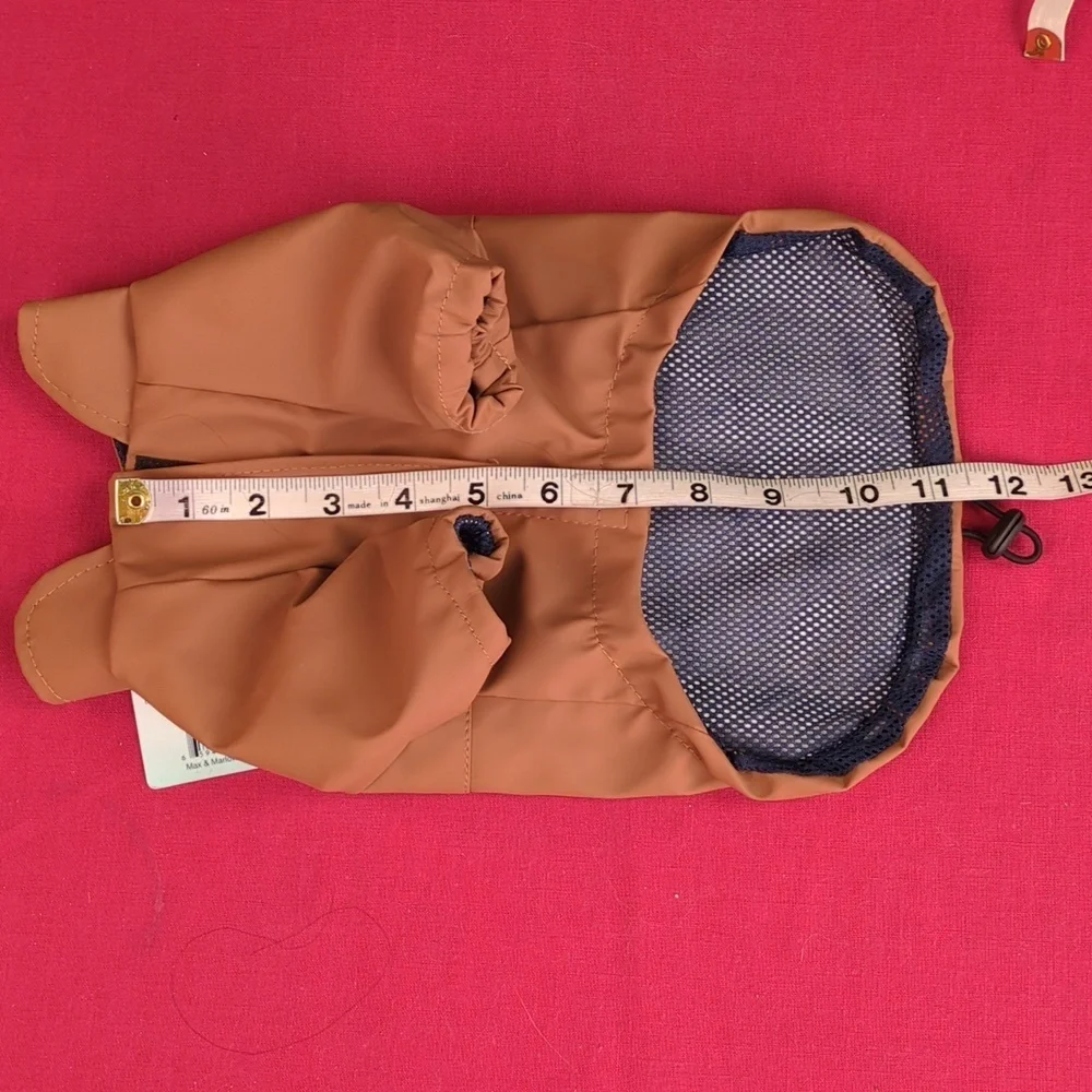 Doggie Raincoat! Max & Marlow Size M